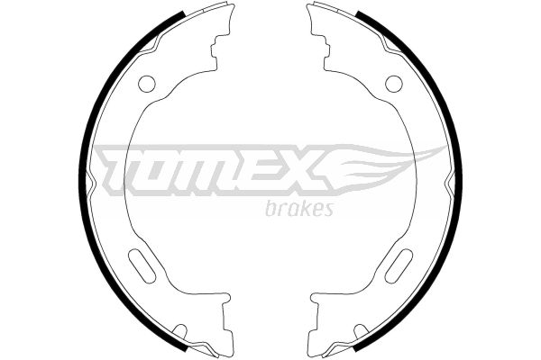Sada brzdových čeľustí TOMEX Brakes